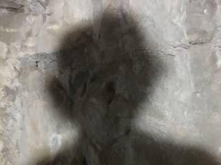 Self Portrait as a Shadow on the Rocks