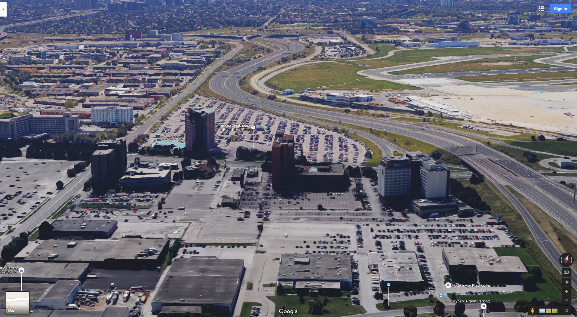 Toronto Airport Hotel Google