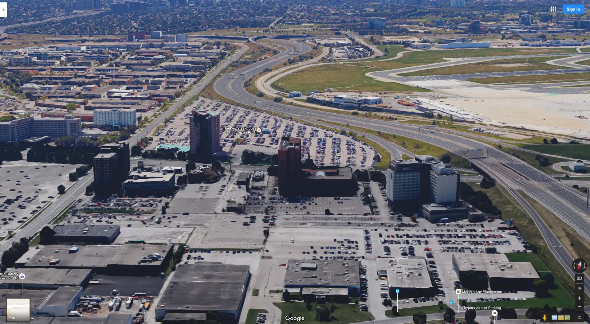 Toronto Airport Hotel Google