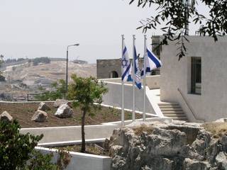 Three Flags and a Security Barrier