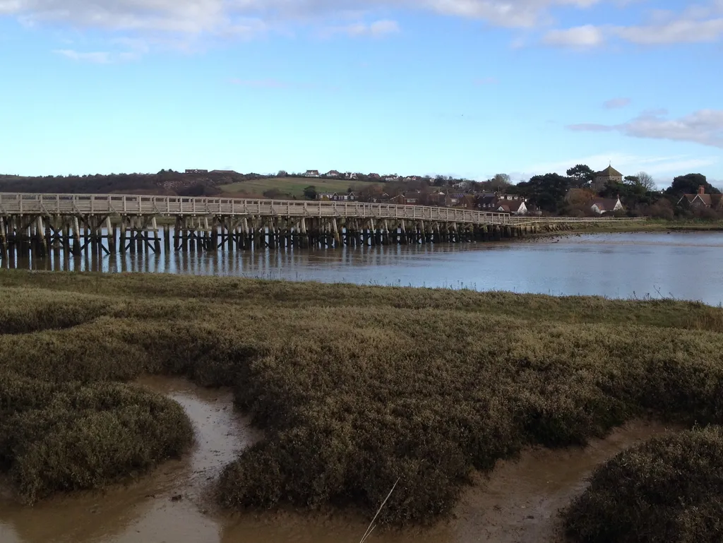Quiet at the Shoreham Footbridge