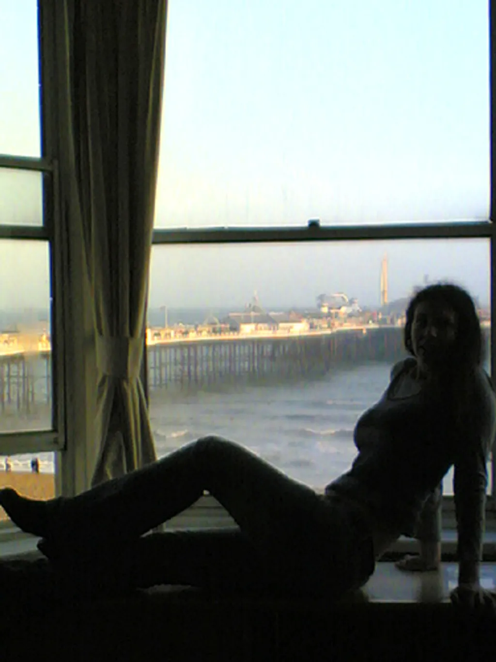 Here by the pier
