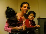 Modern Madonna and children