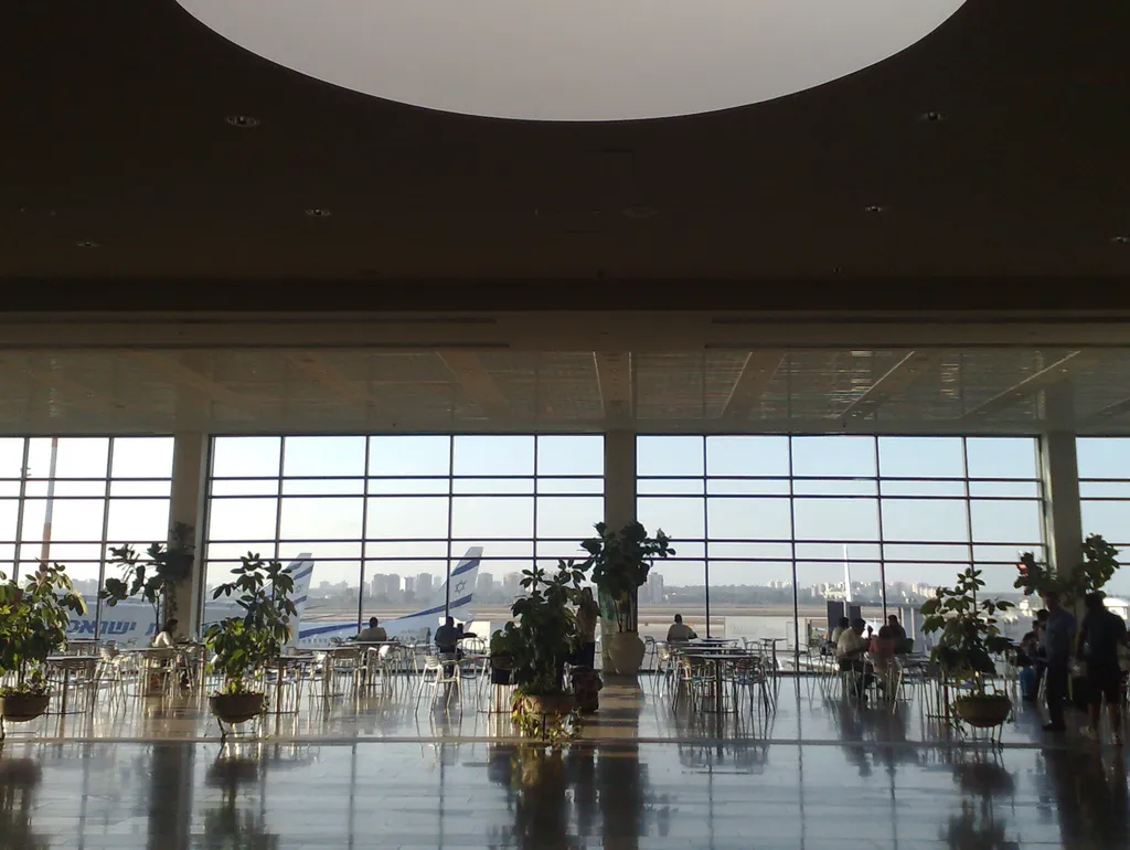 At Gate B6, Ben Gurion Airport