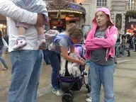 Tourists in London