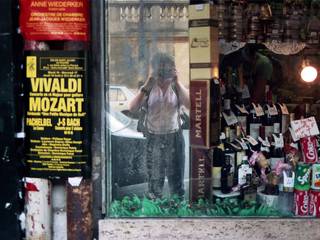 Self-Portrait with Parisian Shop