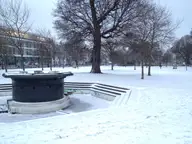 Drum in the snow