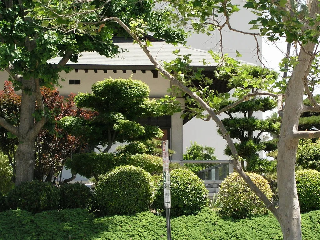 Japanese garden on Wilshire